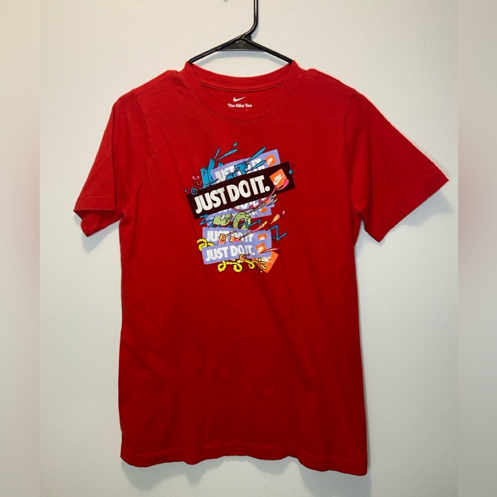 Nike Red Tee with Logo